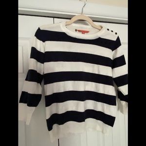 ModCloth navy & white stripe sweater